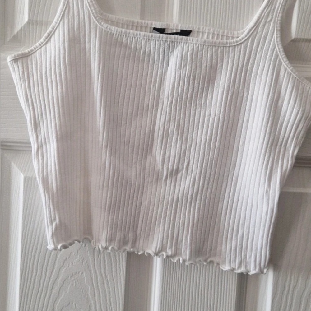 Cropped vest top